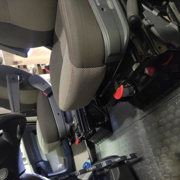 Krytí podstavce sedadla